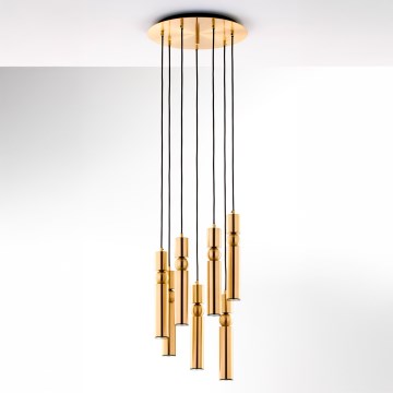 Jupiter 2021 - Lámpara colgante ALAS 7xGU10/10W/230V dorado