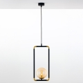 Jupiter 2024 - Lámpara colgante ZAFRA 1xG9/10W/230V negro/dorado/beige