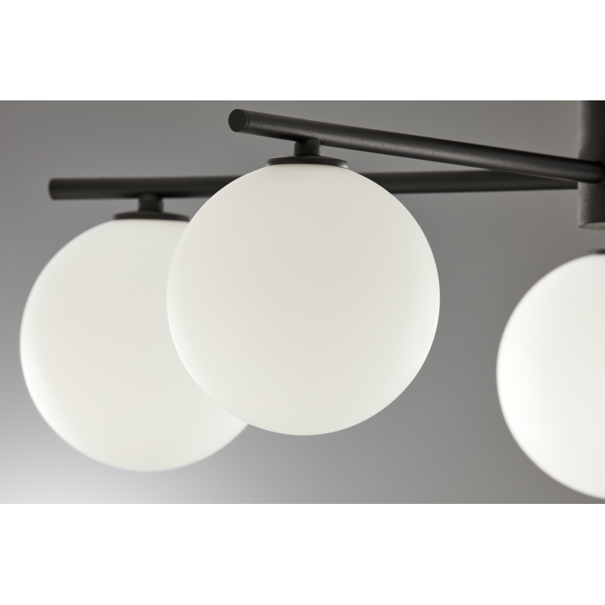 Jupiter 2049 - Lámpara de techo de superficie PRATO 5xG9/14W/230V negro/blanco