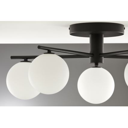 Jupiter 2049 - Lámpara de techo de superficie PRATO 5xG9/14W/230V negro/blanco