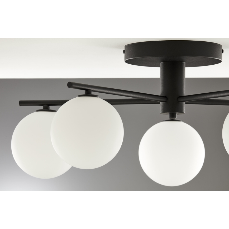 Jupiter 2049 - Lámpara de techo de superficie PRATO 5xG9/14W/230V negro/blanco