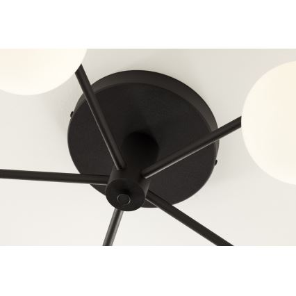 Jupiter 2049 - Lámpara de techo de superficie PRATO 5xG9/14W/230V negro/blanco