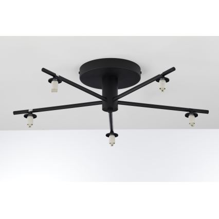 Jupiter 2049 - Lámpara de techo de superficie PRATO 5xG9/14W/230V negro/blanco
