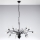Jupiter 2057 - Lámpara colgante con cadena GLORIOSA 15xG9/14W/230V negra