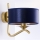 Jupiter 2115 - Lámpara de pared KASZMIR 1xE27/15W/230V azul/dorado