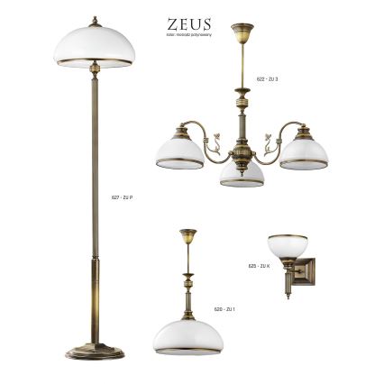 Jupiter 624 - ZU 5 - Lámpara colgante de varilla ZEUS 5xE27/60W/230V
