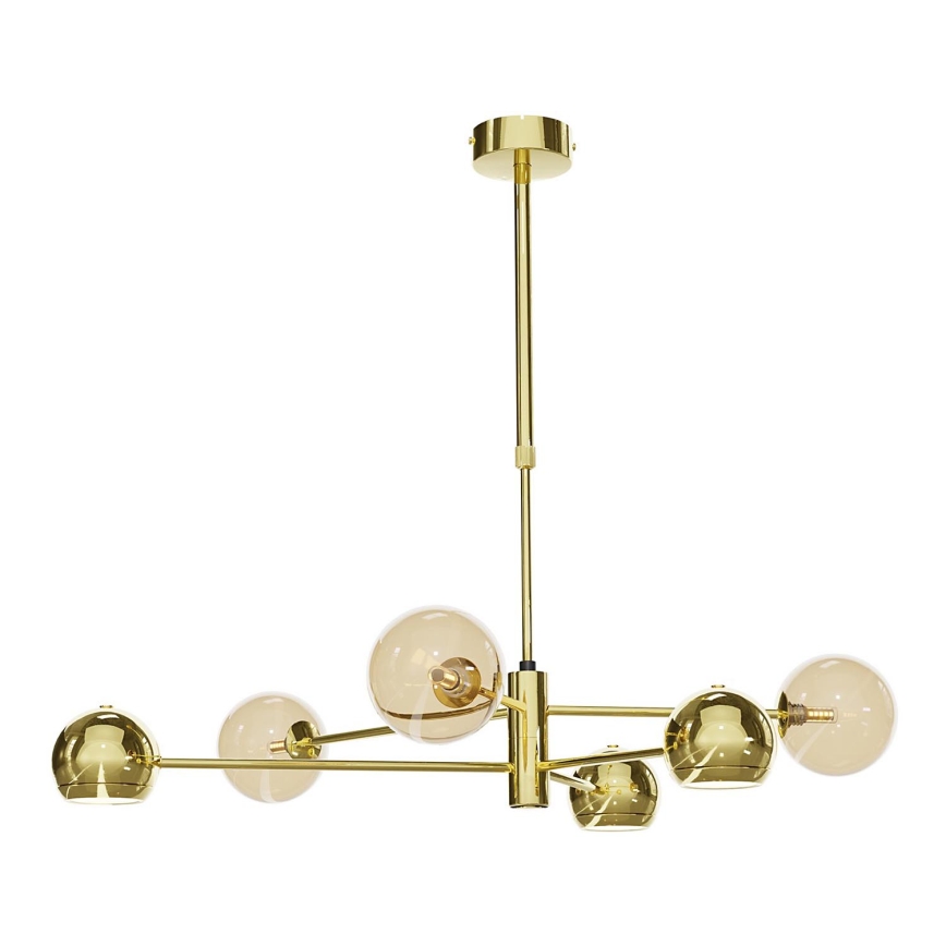 Jupiter - Cristal de repuesto para lámpara MOKA G9 Ø 12 cm, beige ahumado