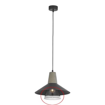 Jupiter - Vidrio de repuesto para lámpara de araña BONDY E27 diá. 14,5 cm beige