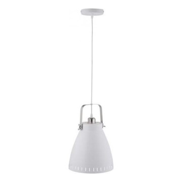 JUST LIGHT. 11060-16 - Lámpara colgante EVA 1xE27/60W/230V diá. 26,5 cm blanco