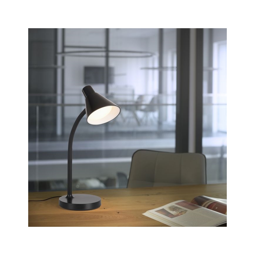 JUST LIGHT. 11248-18 - Lámpara de mesa flexible LED PIXIE LED/4,5W/230V negra