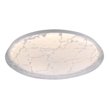 JUST LIGHT. 14008-16 - Lámpara de techo LED regulable ART PLAFO LED/20W/230V 2700-6500K diámetro 38 cm blanca + control remoto