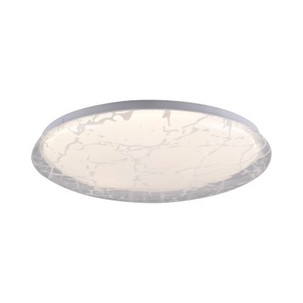 JUST LIGHT. 14008-16 - Lámpara de techo LED regulable ART PLAFO LED/20W/230V 2700-6500K diámetro 38 cm blanca + control remoto