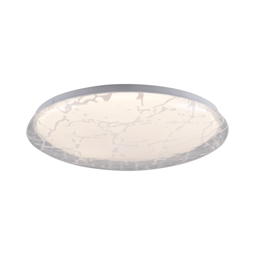 JUST LIGHT. 14008-16 - Lámpara de techo LED regulable ART PLAFO LED/20W/230V 2700-6500K diámetro 38 cm blanca + control remoto