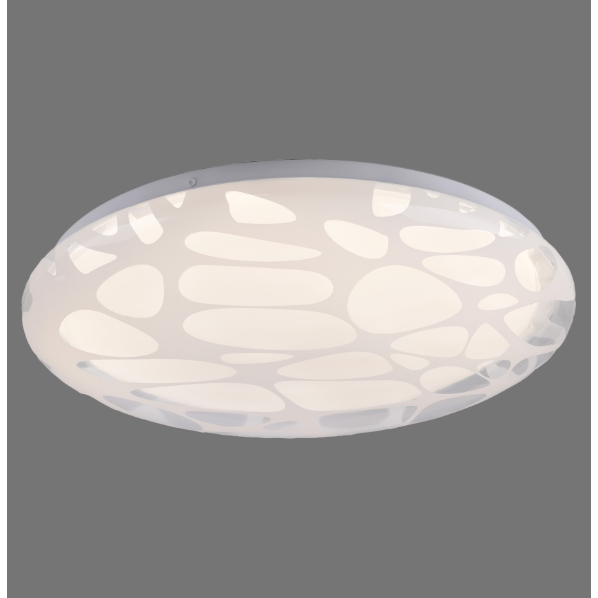 JUST LIGHT. 14009-16 - Plafón LED regulable ART PLAFO LED/20W/230V 2700-6500K Ø 38 cm blanco + mando a distancia