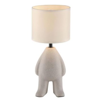 JUST LIGHT. 14191-39 - Lámpara de mesa TED 1xE27/25W/230V beige
