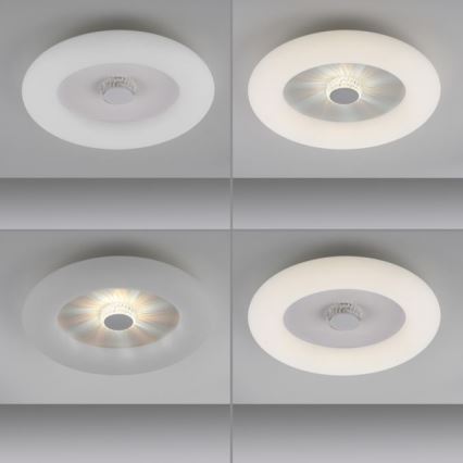 JUST LIGHT. 14383-16 - Plafón LED regulable VERTIGO LED/26W/230V 2700-5000K blanco + control remoto