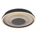 JUST LIGHT. 14409-21 - Lámpara de techo LED GLITTY LED/22W/230V Ø 40 cm negra