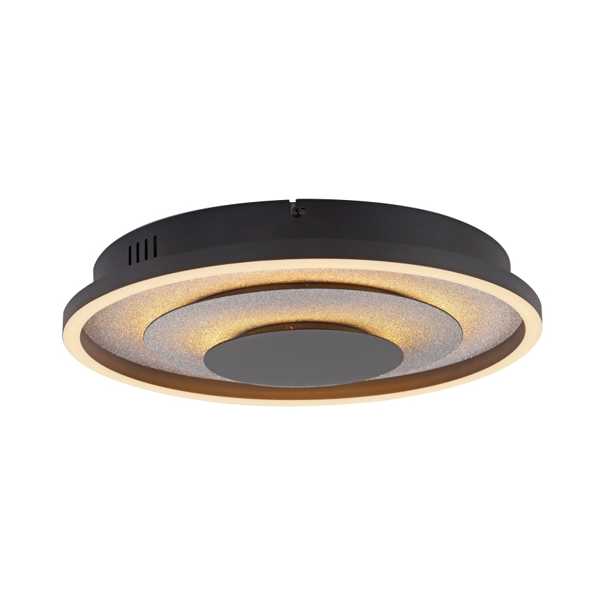 JUST LIGHT. 14409-21 - Lámpara de techo LED GLITTY LED/22W/230V Ø 40 cm negra