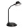 JUST LIGHT. 14414-18 - Lámpara de sobremesa LED regulable, flexible y táctil con carga inalámbrica PUCKI LED/4,5W/230V negra