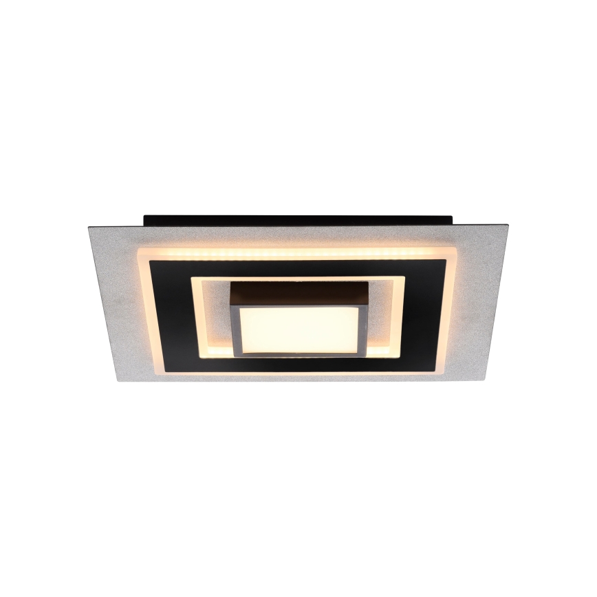 JUST LIGHT. 14439-21 - Plafón LED CICHIO LED/18,5W/230V + LED/9W 40x40 cm negro