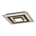 JUST LIGHT. 14439-21 - Plafón LED CICHIO LED/18,5W/230V + LED/9W 40x40 cm negro