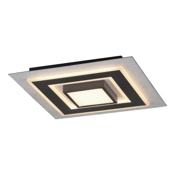 JUST LIGHT. 14439-21 - Plafón LED CICHIO LED/18,5W/230V + LED/9W 40x40 cm negro