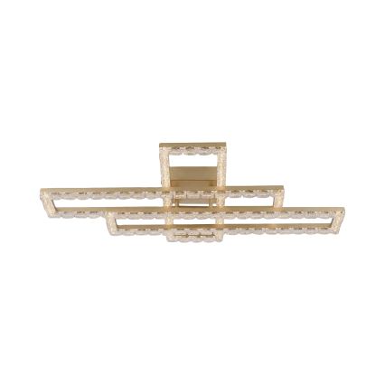 JUST LIGHT. 14733-60 - Luminaria de techo LED GLITRA LED/35W/230V 57,25x72,05 cm dorada