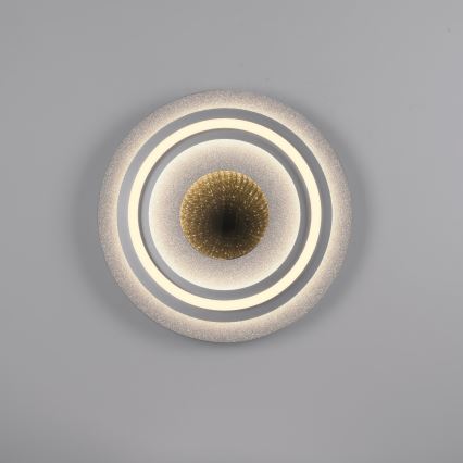 JUST LIGHT. 15089-21 - Luminaria de techo LED CICHIO LED/36W/230V Ø 40 cm cromo mate