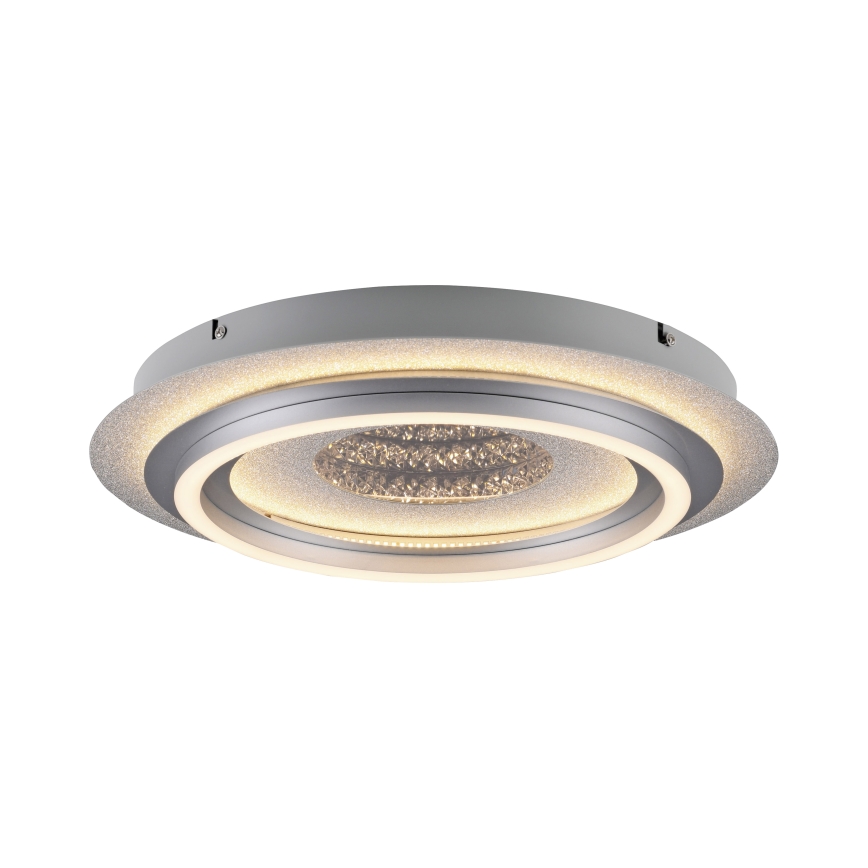 JUST LIGHT. 15089-21 - Luminaria de techo LED CICHIO LED/36W/230V Ø 40 cm cromo mate