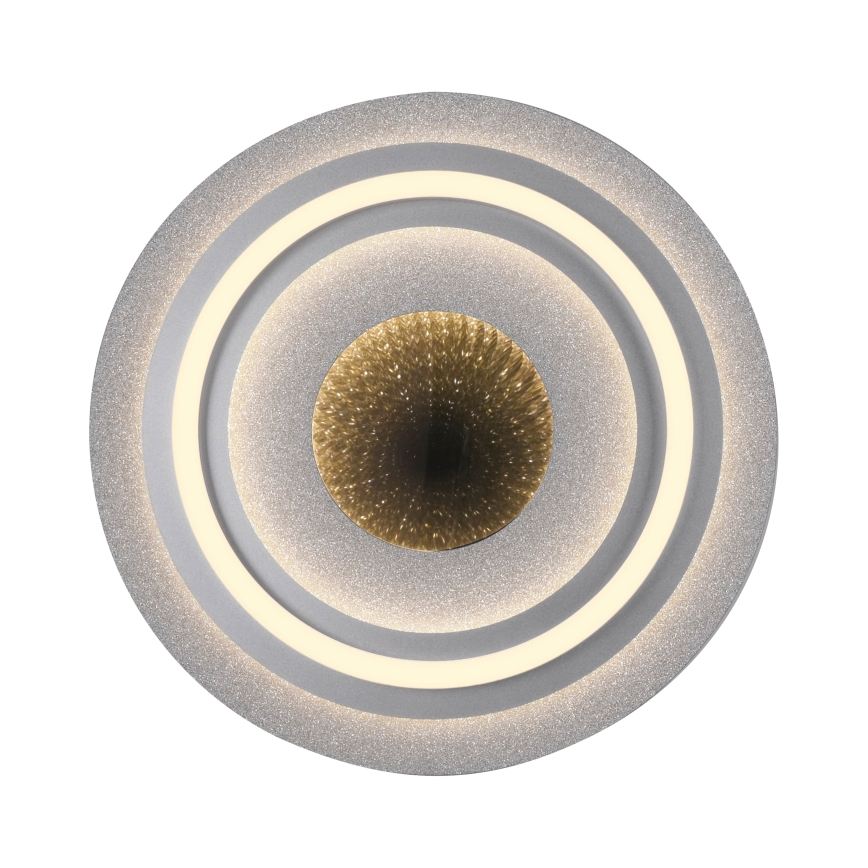 JUST LIGHT. 15089-21 - Luminaria de techo LED CICHIO LED/36W/230V Ø 40 cm cromo mate