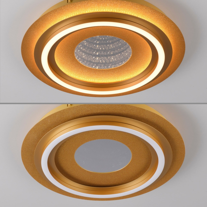 JUST LIGHT. 15089-60 - Lámpara de techo LED CICHIO LED/36W/230V Ø 40 cm dorada