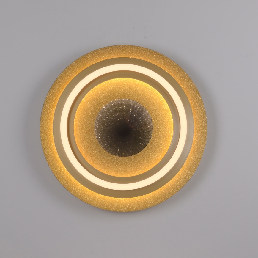 JUST LIGHT. 15089-60 - Lámpara de techo LED CICHIO LED/36W/230V Ø 40 cm dorada