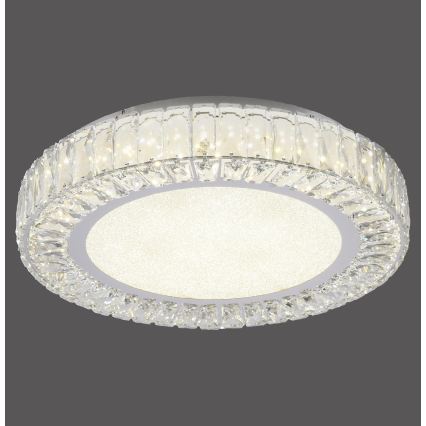 JUST LIGHT. 15222-17 - Lámpara de techo LED KULUNKA LED/46W/230V Ø 50 cm cromo brillante