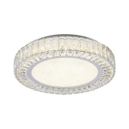 JUST LIGHT. 15222-17 - Lámpara de techo LED KULUNKA LED/46W/230V Ø 50 cm cromo brillante