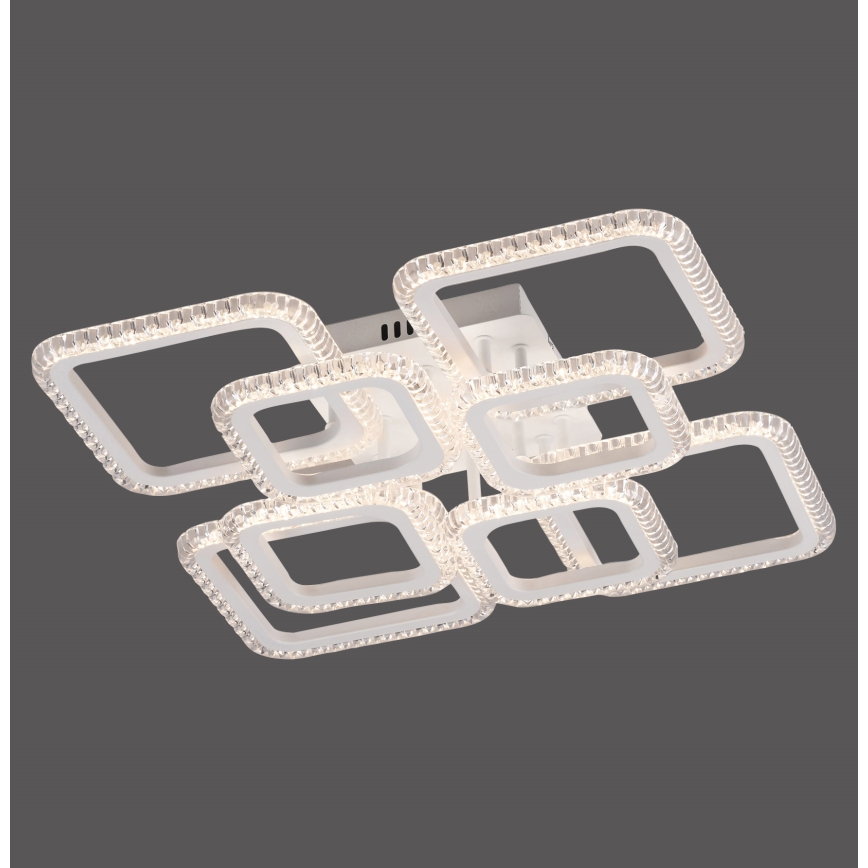 JUST LIGHT. 15269-16 - Plafón LED CRYSTALLO LED/43,5W/230V 49x49 cm blanco