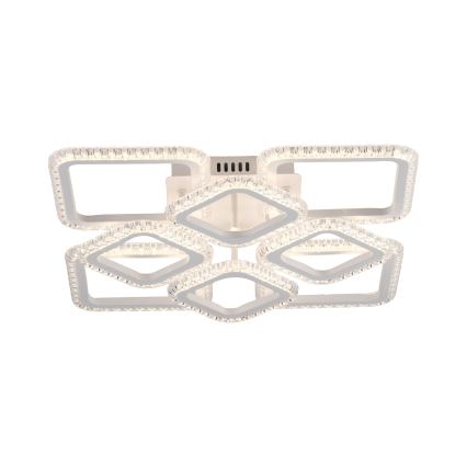 JUST LIGHT. 15269-16 - Plafón LED CRYSTALLO LED/43,5W/230V 49x49 cm blanco