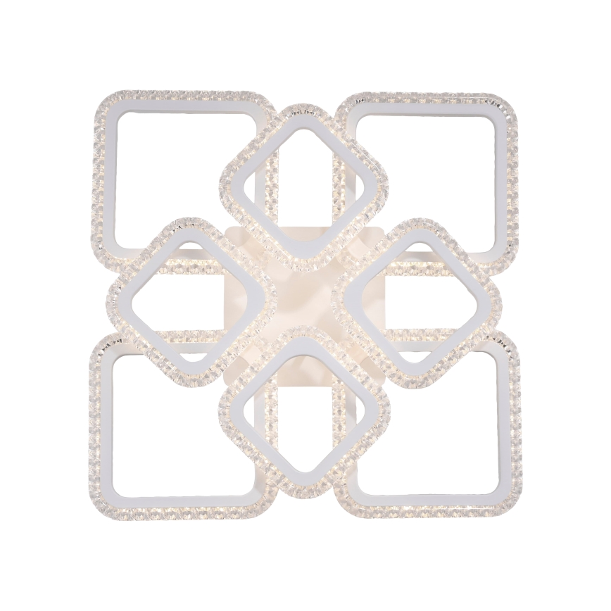 JUST LIGHT. 15269-16 - Plafón LED CRYSTALLO LED/43,5W/230V 49x49 cm blanco