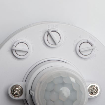 Plafón FOGLER LED con sensor de movimiento y sensor crepuscular 12W/230V Ø 28 cm