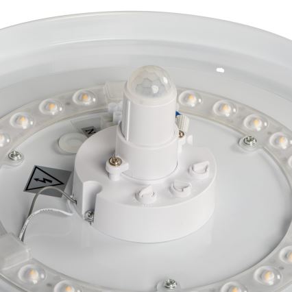 Lámpara de techo LED con sensor de movimiento y de crepúsculo FOGLER LED/24W/230V Ø 38 cm