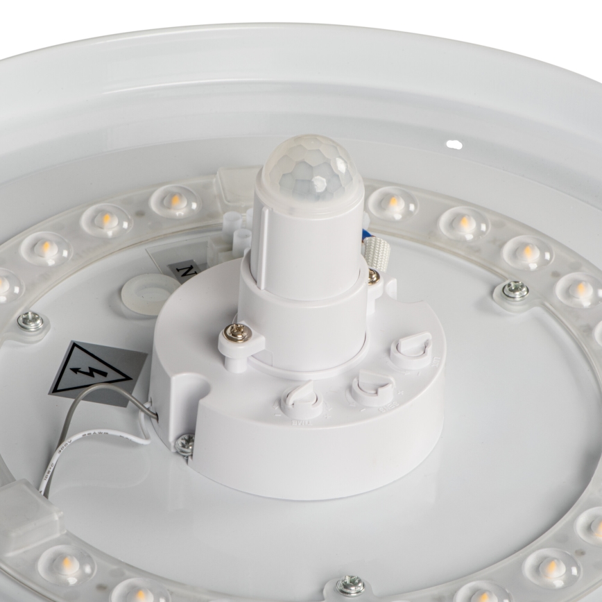 Lámpara de techo LED con sensor de movimiento y de crepúsculo FOGLER LED/24W/230V Ø 38 cm