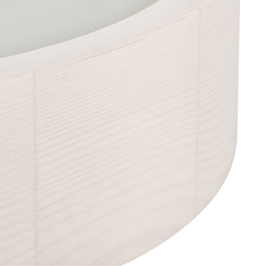 Lámpara de techo JASMIN 1xE27/20W/230V ø 27,5 cm roble blanco