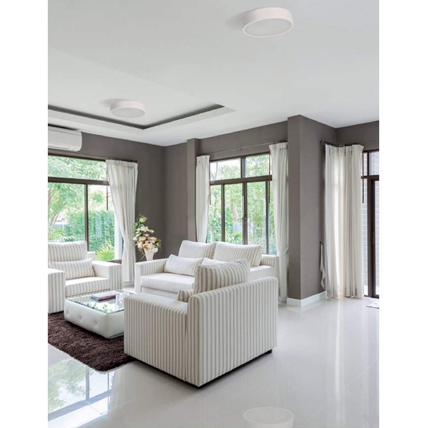 Plafón de madera JASMIN 1xE27/20W/230V pino ø 27,5 cm