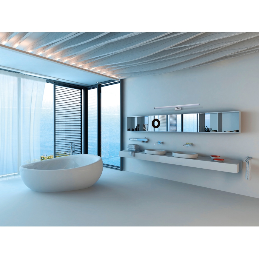 Iluminación LED para espejo de baño ASTEN LED/15W/230V IP44 cromo brillante