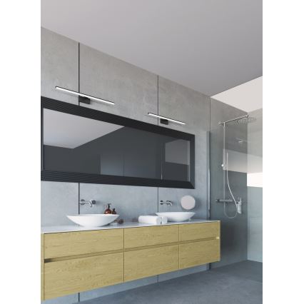 Iluminación LED para espejo de baño ASTEN LED/12W/230V IP44 negro