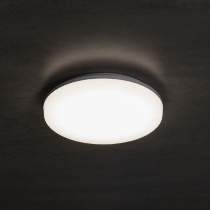Luminaria LED de techo VARSO con sensor de movimiento y sensor crepuscular LED/22/30W/230V 3000/4000/6500K Ø 33 cm IP54