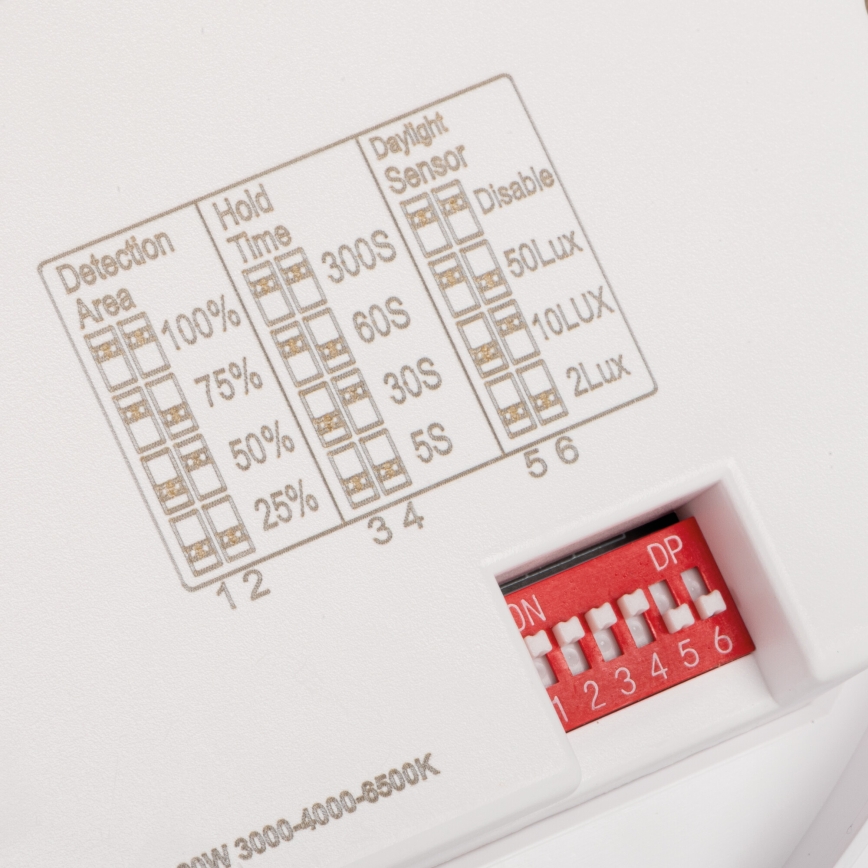 Luminaria LED de techo VARSO con sensor de movimiento y sensor crepuscular LED/22/30W/230V 3000/4000/6500K Ø 33 cm IP54