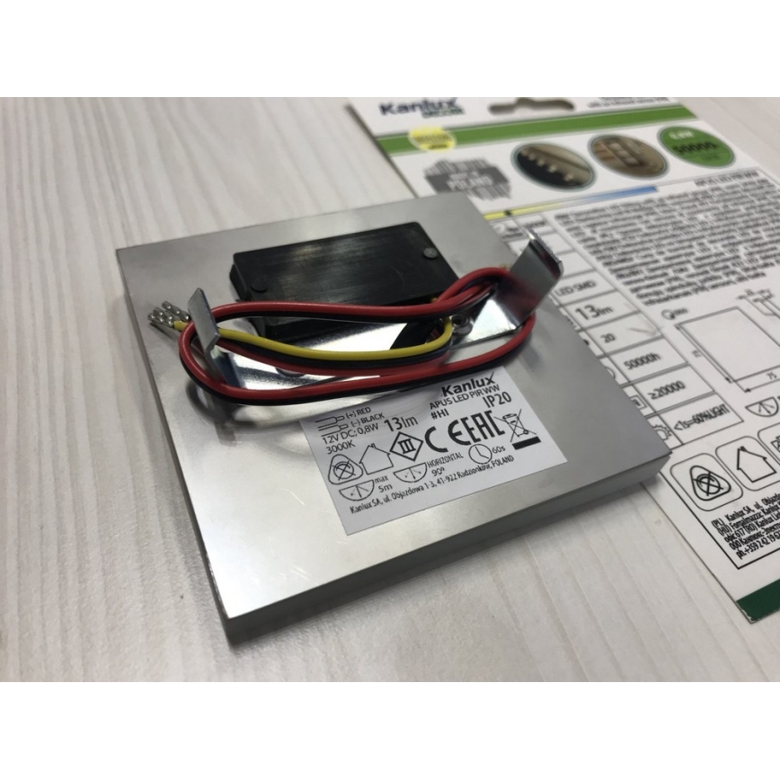 Iluminación LED de escaleras APUS con sensor LED/0,8W/12V 3000K