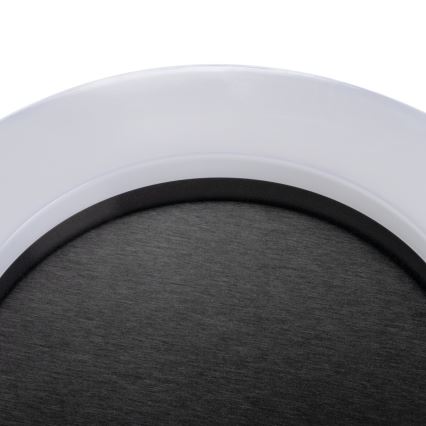 Plafón LED de exterior TURA LED/24W/230V 4000K IP65 negro