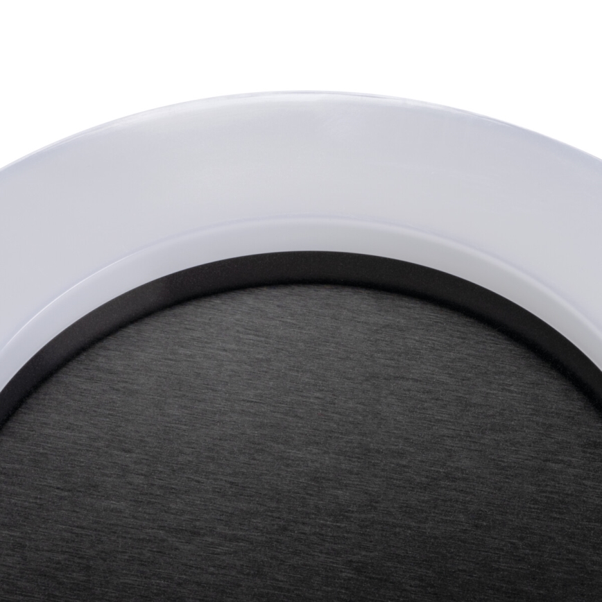 Plafón LED de exterior TURA LED/24W/230V 4000K IP65 negro