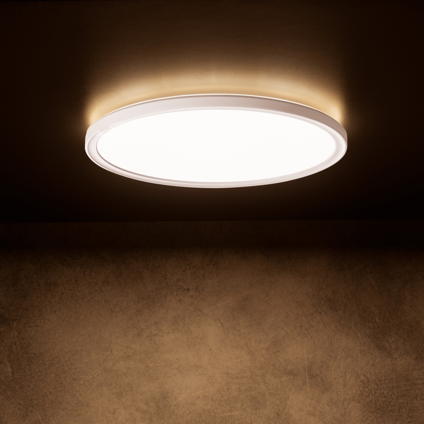 Plafón LED AZPO, 22W/230V, 3000/4000/6000K, Ø 42 cm, IP54, blanco